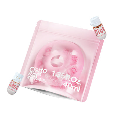 [40 mL for Oily Skin] Cardi B With Cistto Natural Cleansing Oil - Waterproof Makeup Remover Oil, Nourishing and Gentle for Sensitive Skin and All Skin Types, Travel-Friendly